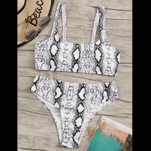 Snakeskin Bikini Set